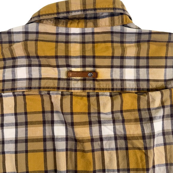 Timberland Mens Large Plaid Button Down Long Sleeve Shirt Casual Work Outdoors‎ - Picture 4 of 7